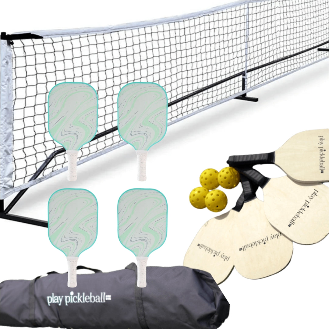 Komplet Pickleball sæt - Fiberglas PRO pakke