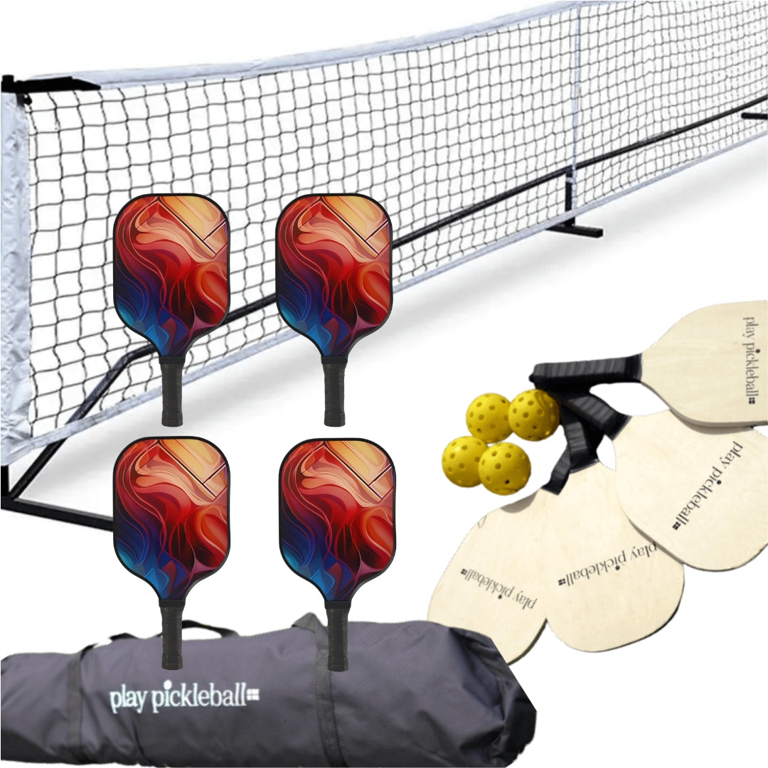 Komplet Pickleball sæt - Carbon PREMIUM pakke